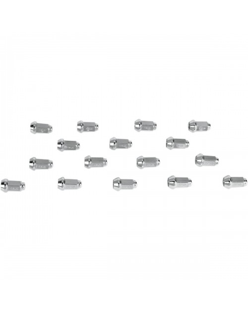 KIT DADI RUOTA CONICI QUAD ATV CROMATI 10mm X 1,25