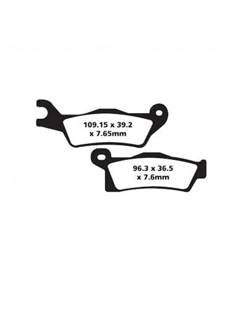 PASTIGLIE FRENO ANT + POST SX SINTERIZZATE CAN-AM