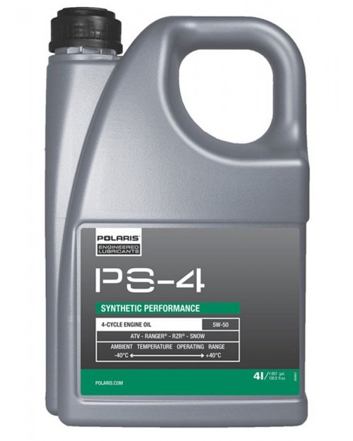 OLIO POLARIS PS-4 PLUS
5W50 100% SINTETICO 4T
TANICA 4 LITRI