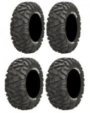 TRENO COMPLETO PNEUMATICI QUAD ATV MAXXIS BIGHORN M917 M918 RADIALI 25X8-12 - 25X10-12